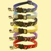 Moon Print Buckle Bell Collar for Cats and Small Dogs - Cute and Durable