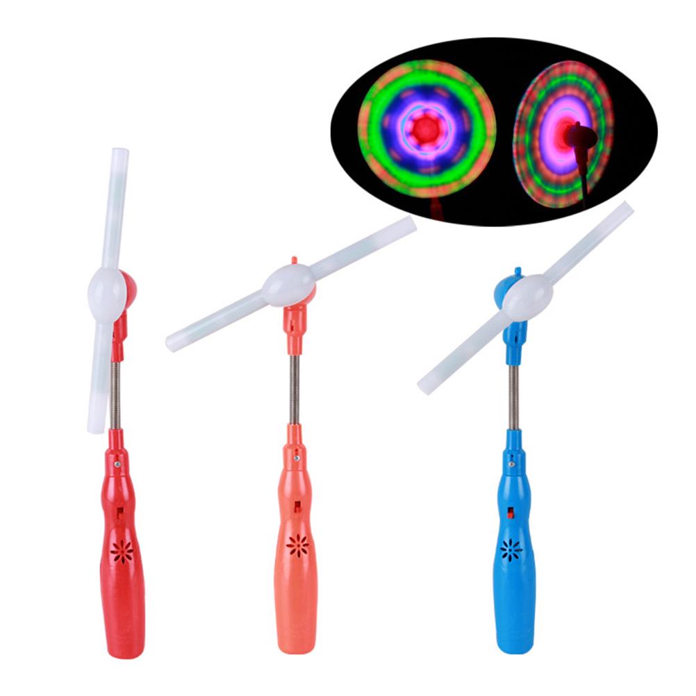 3pcs Colorful Shining Electric Funny Interesting Bar Toy Rotary Toy Plaything for Girl