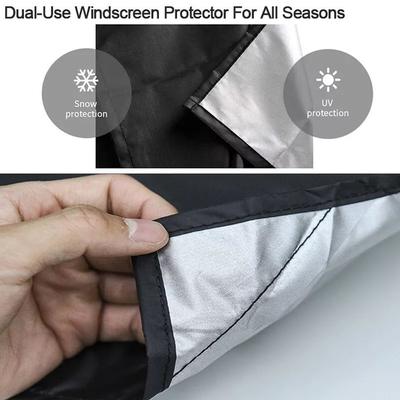 210 X 145cm Car Windshield Windscreen Ice Frost Snow Cover Sun Shade Dust Outdoor Guard Protector Universal