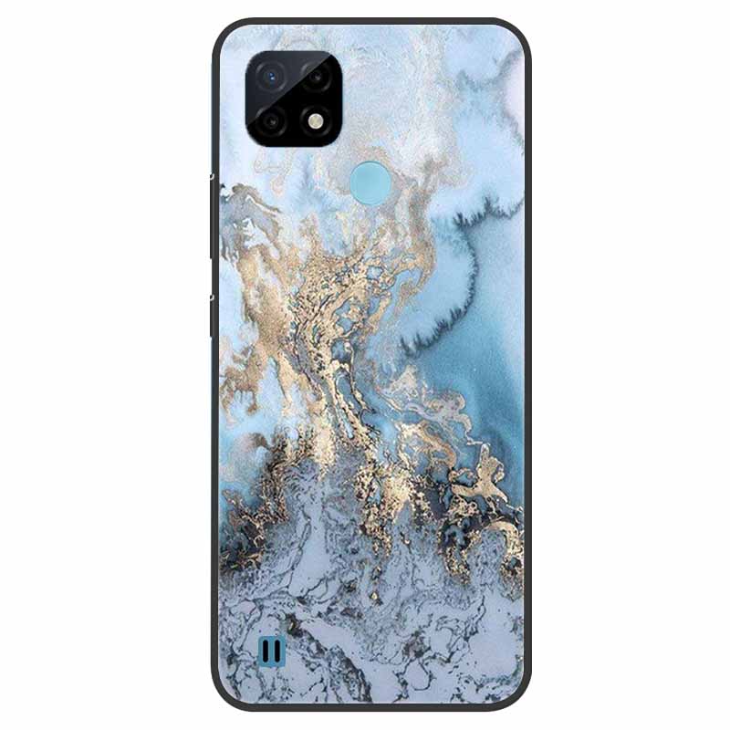 Pro Realme C21 Pouzdro Nárazuvzdorné Měkký silikon TPU Zadní kryt Pro Realme C31 C21Y C25S C25 Pouzdra na telefony Realme C21 C31 Roztomilý kreslený
