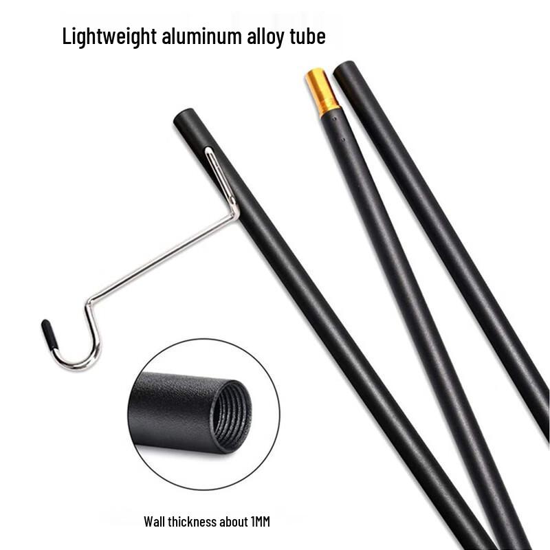NIDU Outdoor Portable Folding Aluminum Camping Light Pole