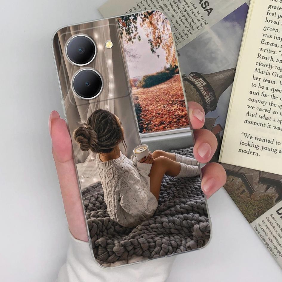 For Vivo Y36 Y20 Y15S Y02 Y11 Y12 Y35 Y33s Y31 Y30 Y27 Phone Case Back Cover Fashion Boy Girl Shockproof Transparent Soft Silicone TPU For Vivo Bumper