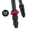 Manfrotto Befree Advanced AS Camera Travel Tripod Kit with Twist Portable and Compact Ball Carbon Fiber DSLR Mirrorless Camera Accessories Lock,