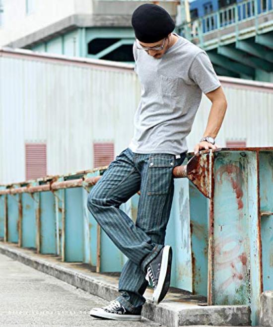 Kojima Jeans Herringbone Cargo Size 36 Men's Pants,