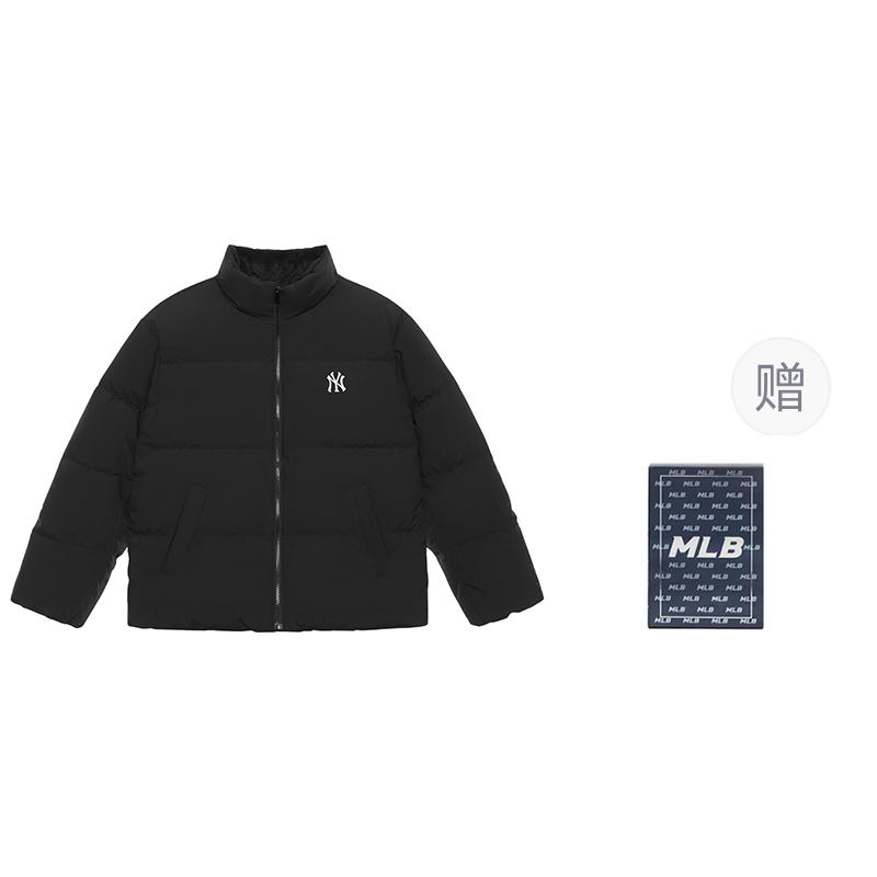 

New MLB New York Yankees Basic Collection FW24 Down Jacket Unisex Black 3ADJB1046-50BKS+E1101110200WHS M