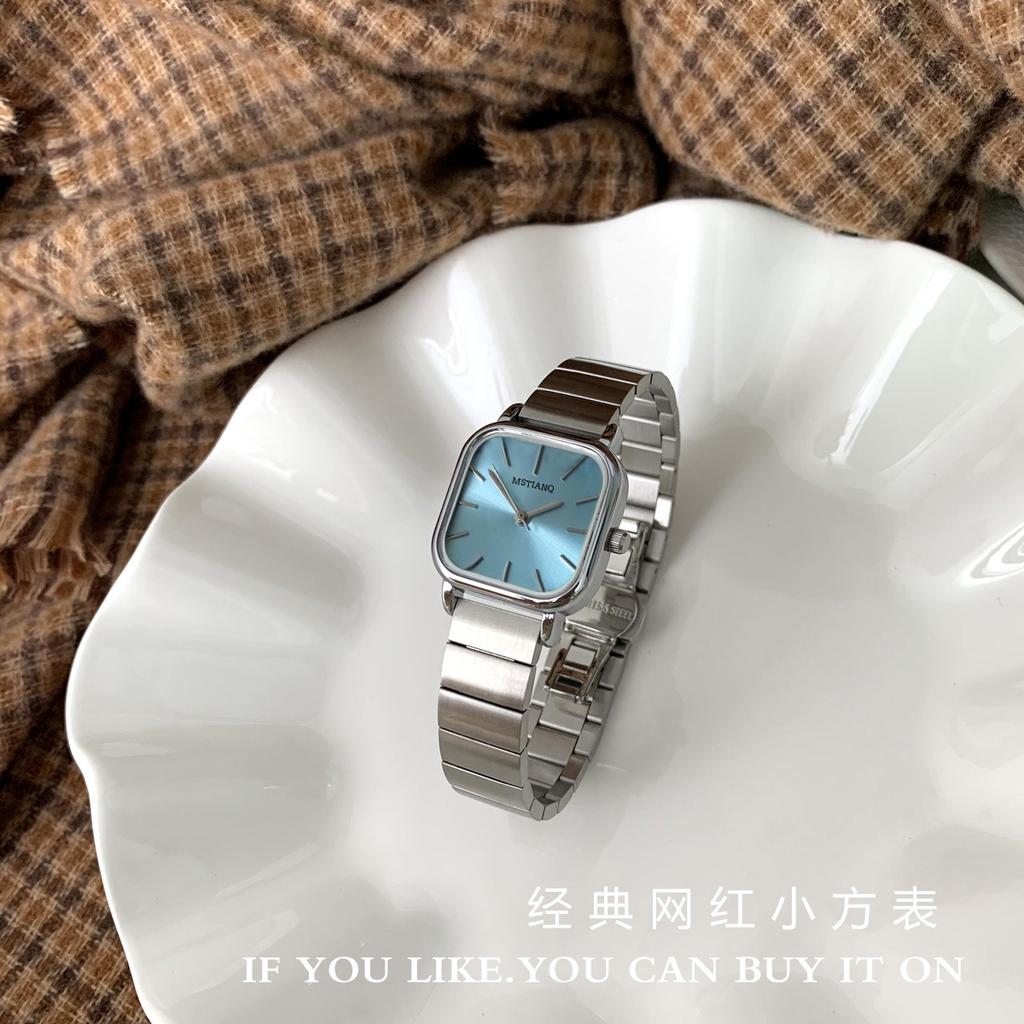 Watch Niche Simple Fashion Square Versatile Retro Temperament Retro Watch Women'S Watch