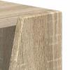 Side Shelf Sonoma Oak Finish 33 x 32 x 70.5 cm Engineered Wood