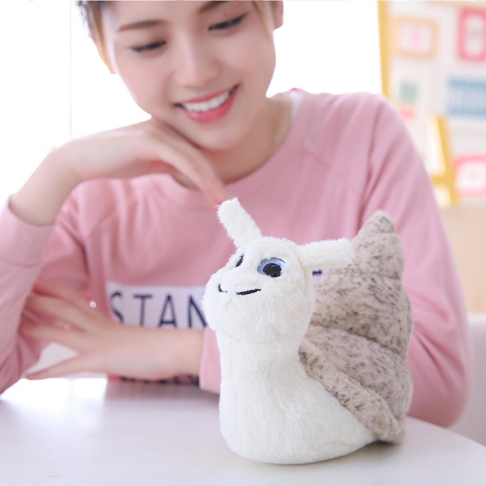 Cute Sea Snail Plush Toy Stuffed Doll Cartoon Animal Conch Birthday Gift Christmas Present