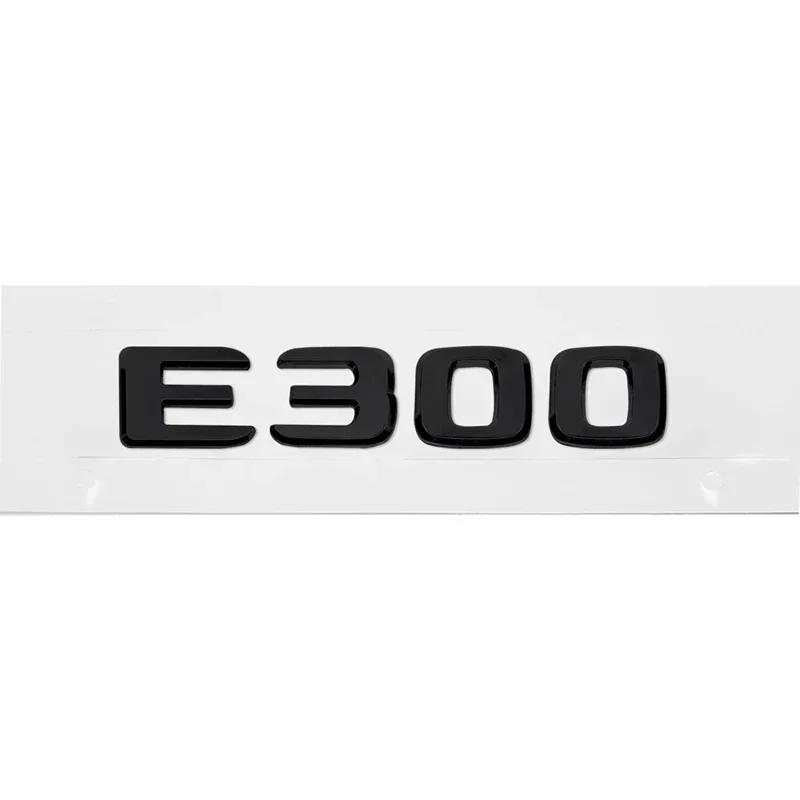 3D Letters Car Tail Emblem Rear Trunk Sticker Badge for Mercedes Benz E200L E260L E300 E320L E320 E350L E350 E500 E550 E Class