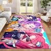 Kpop demon hunters Carpet Door Mat for Living Room or Bedroom Protective Mat Under Chair Office Decoration Christmas Gift Birthday Present