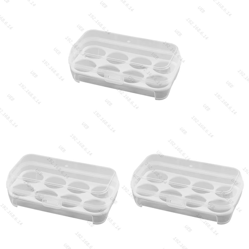 Przenośny Pojemnik na Jajka Odporny na Wstrząsy 3/4/8 Komór Pudełko na Jajka Przezroczysty Organizer Kuchenny na Kemping Piknik na Zewnątrz