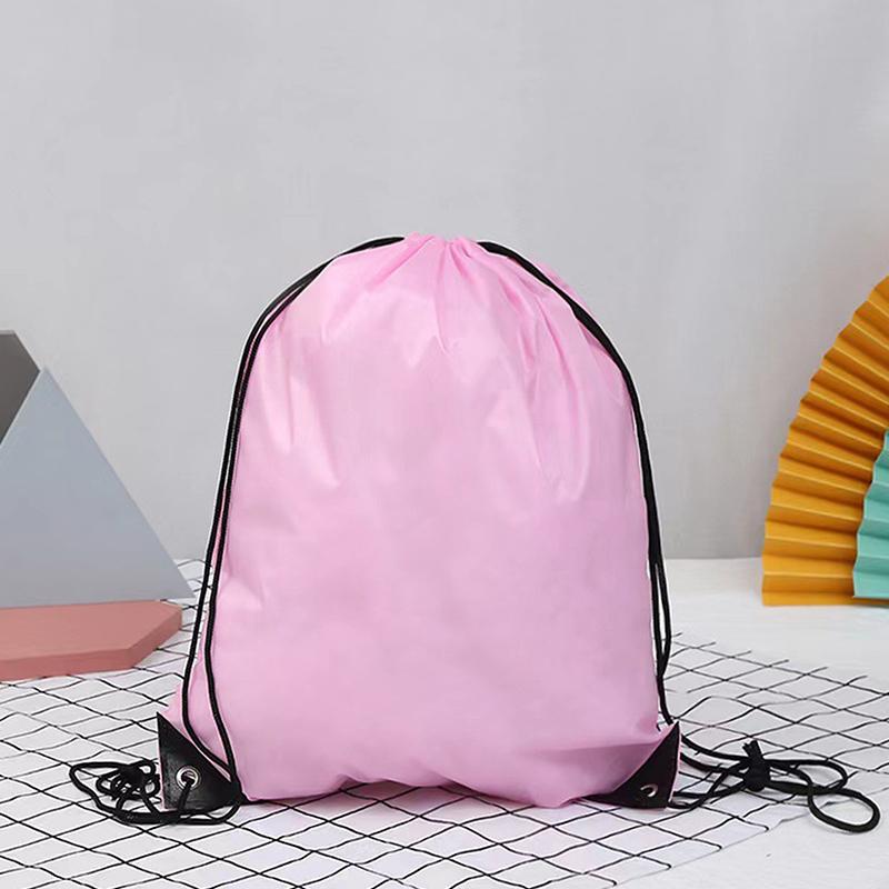 Waterproof Foldable Gym Bag Bundle Pocket Fitness Backpack Drawstring Hiking Camping Swimming Sports Bags