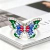 Yanbai Colorful Butterfly Ring for Women - Simple, Popular European and American Style Enamel Jewelry