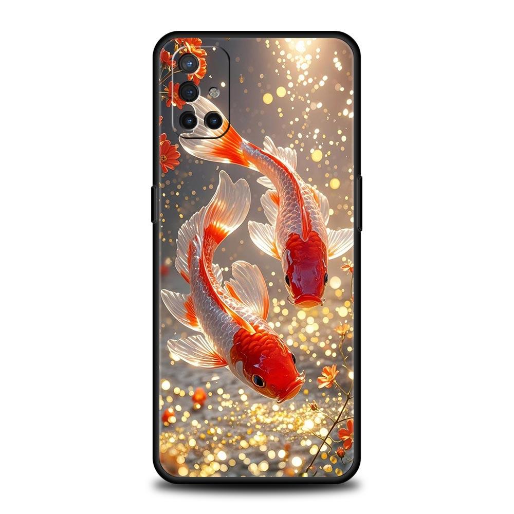 Goldfish Swimming Phone Case For Oneplus 13R 13 12R 11 10T 10R Nord N100 N200 N10 10 9 9R 9RT CE 3 2 Z Pro 5G Soft TPU Cover Bag