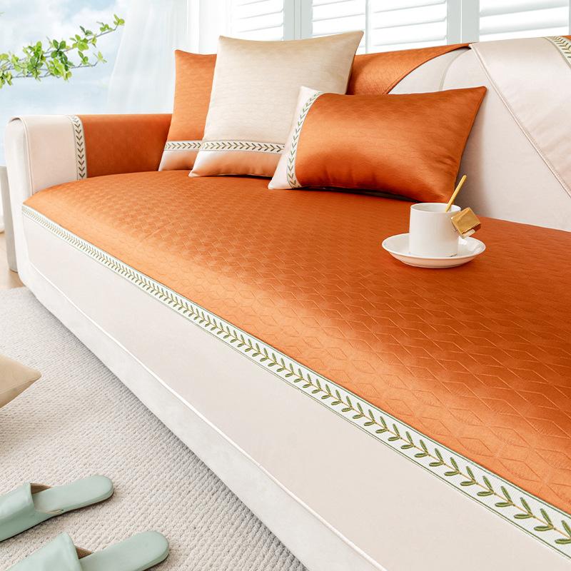 

Подушка для дивана Ice Silk, летний коврик, летний чехол для дивана, нескользящий чехол для сиденья, полотенце 70*70cm