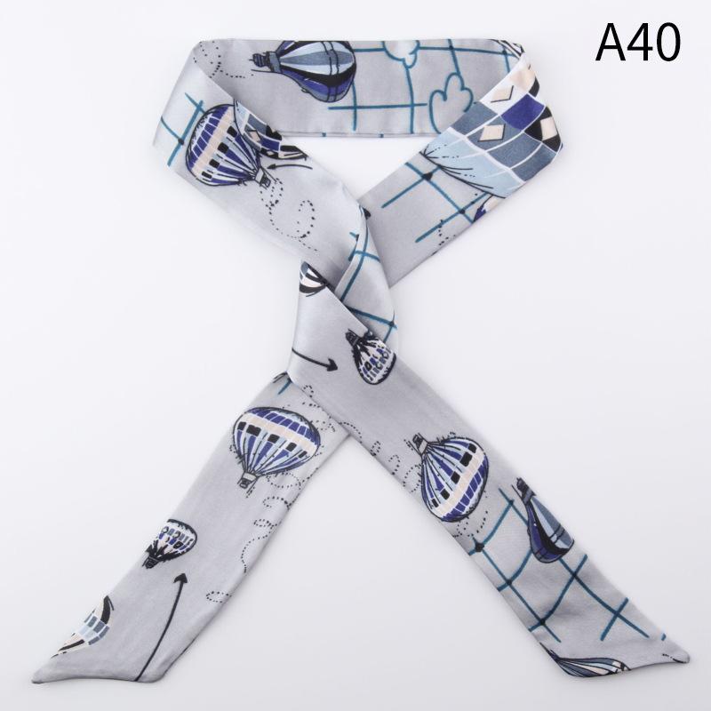 Silk Scarves Versatile Tied Bags, Long Strips, Small Silk Scarves, Bows, Headbands, Streamers, Gift Boxes, Gift Straps.