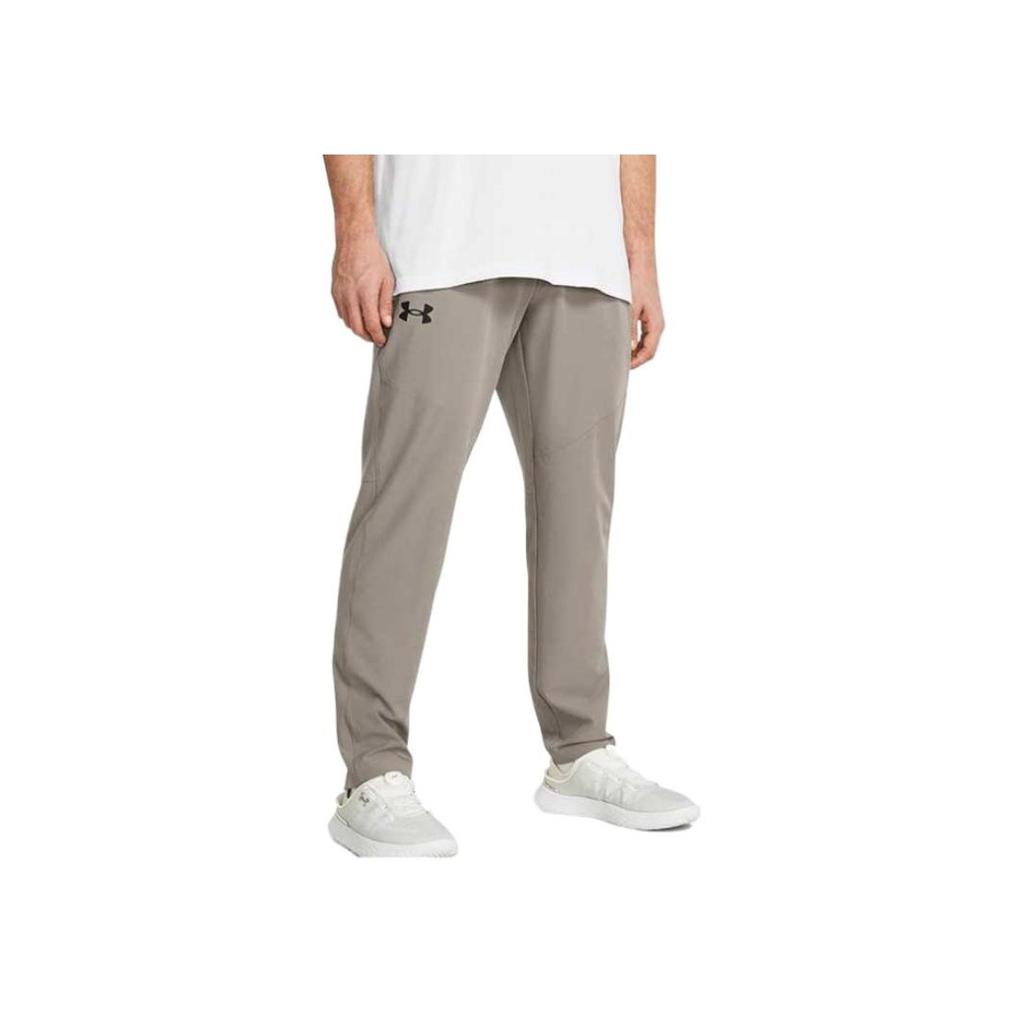 Under Armour Elite Mens Training Series Knitted Breathable Loose Straight Leg Casual Pants Men Pants Khaki 1372614-294