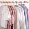 Foldable Coat Hangers Portable Plastic Clothes Storage Hanger Wardrobe Space Saving Coat Rack Home Storage Thickened Hooks
