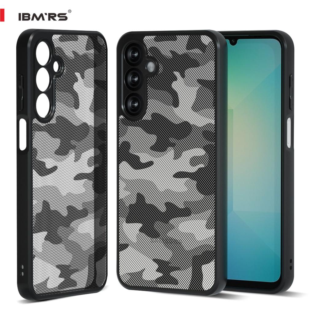 (Comes with Wrist strap)IBMRS for Samsung Galaxy A16 5G Case,ultra-sleek,raised Edges Protect Camera & Screen- Black Camo
