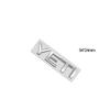 Metal Emblem Chrome Silver Car Sticker Badge Decal Body Trunk Decor for Karoq Kodiaq Rapid Yeti Octavia Superb Fabia Kamiq 4x4