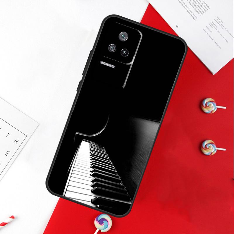 Piano Keys Keyboard design Cover For Xiaomi 13T 11T 12T 14T Pro 13 14 15 Ultra POCO X7 Pro X3 X5 X6 F5 F6 M6 Pro Case