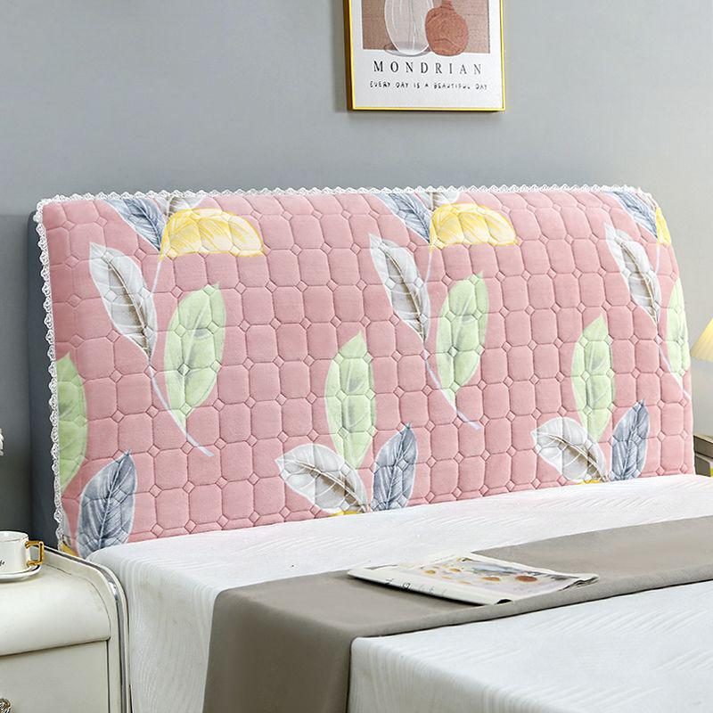 Princess Style Soft Padded Wooden Headboard Cover - Universal Fit High-Grade Protector