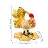 Chicken Figurine Jewelry Box Animal Tabletop Decor Ornament Trinket