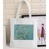 Women Graphic College Harajuku Shopper Bag Van Gogh Sunflower Starry Sky Shopping Bag Women Canvas Shoulder Bag Large Tote Bag