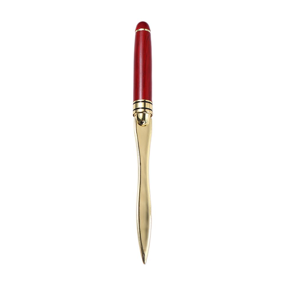 

Vintage European Style Letter Opener Wooden Handle Express Envelopes Document Opener Cut Paper Tool Office Supplies Stationary