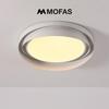 Modern Nordic LED Ceiling Light - Minimalist Round Design for Master Bedroom