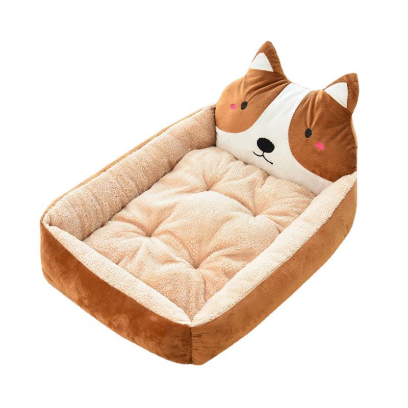 Winter Cozy Pet Bed for Cats and Dogs, Available in Small to Large Sizes