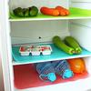 4Pcs Eva Anti-Bacterial Cuttable Cushion Freezer Pad Refrigerator Table Mat