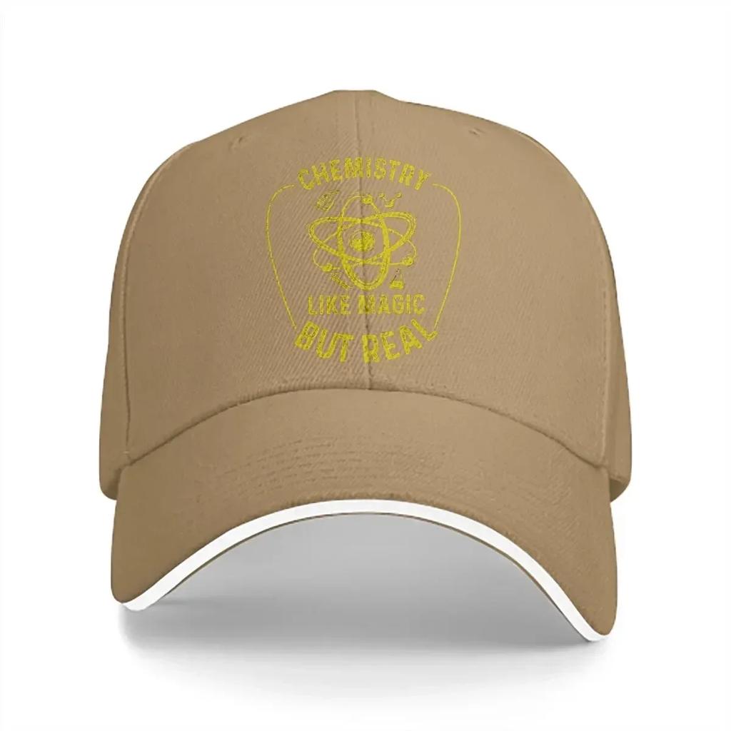 Chemistry Like Magic But Real Chemistry Student Gift Baseball Caps Peaked Cap Chemistry Sun Shade Hats for Unisex Women