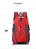 40L Lightweight Color Block Mountaineering Backpack for Women - Perfect for Short Trips & Outdoor Adventures