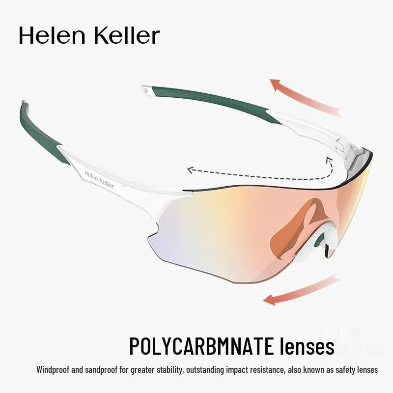Helen Keller Unisex Sports Cycling Running Sunglasses