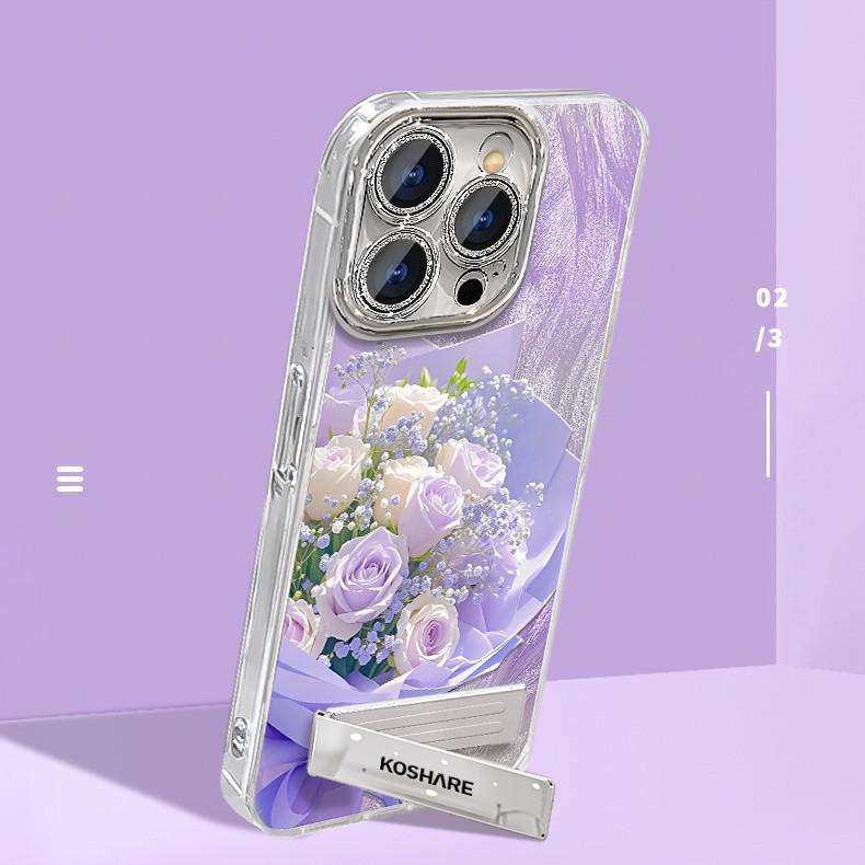 Rose Bouquet for IPhone 16 Mobile Phone 15 Case 14 Protection for IPhone 13 Set 12 Silicone Full Cover 11 Anti-fall