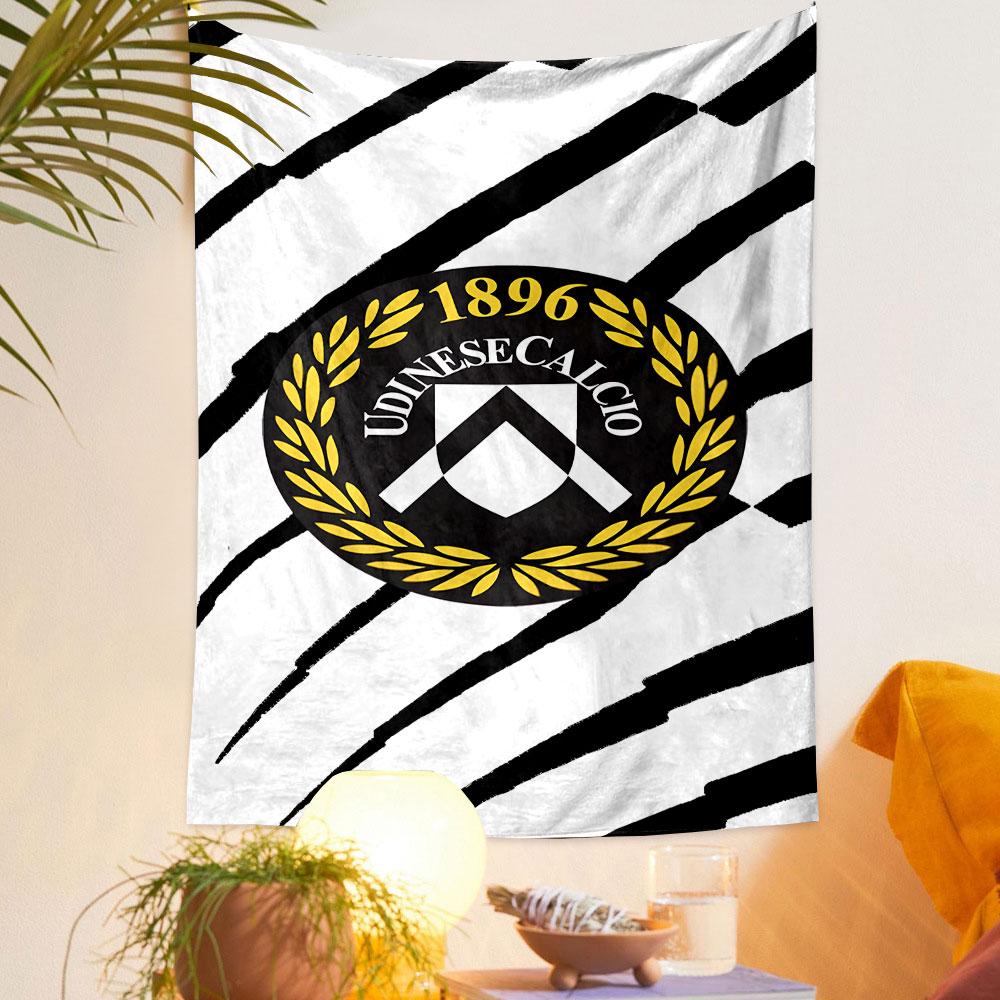 "Udinese Calcio Logo Design" Patterned Tapestry Decorative Wall Hanging, Home Bedroom Living Room Decor