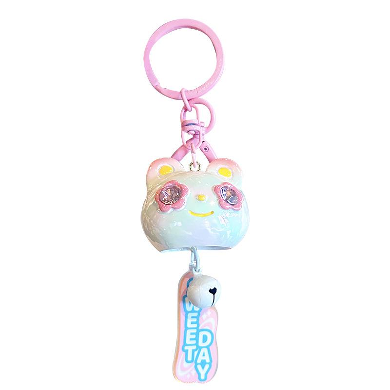 Millennium Galaxy Cat Wind Chime Keychain Cute Girl Car Key Chain Pendant Exquisite Cute Bag Pendant