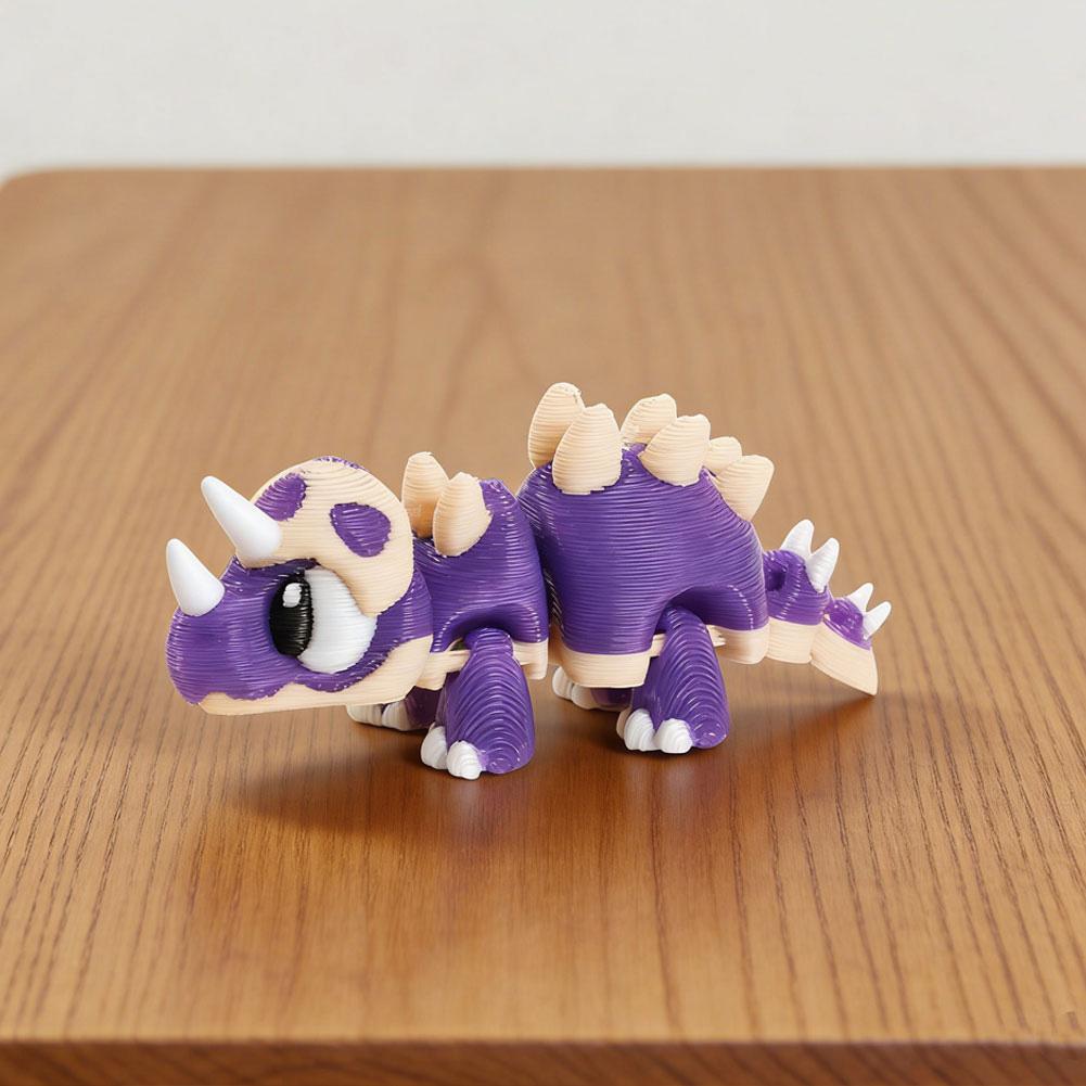 3D-gedruckte niedliche Eierschalen-Dinosaurier-Babyfigur Bewegliche Gelenke Realistische Augen Mehrfarbiger Spinosaurus Heim-Büro-Schreibtischdekor Kindergeschenk