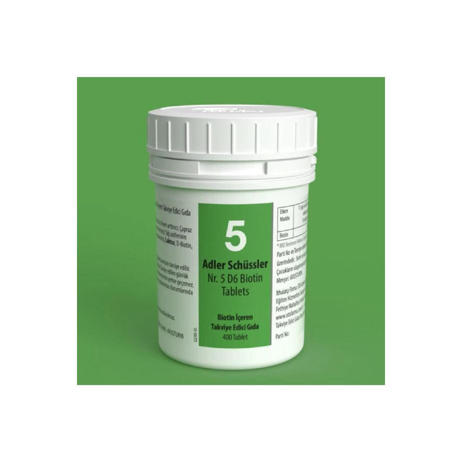 

Adler Schssler No.5 D6 Biotin Tablet