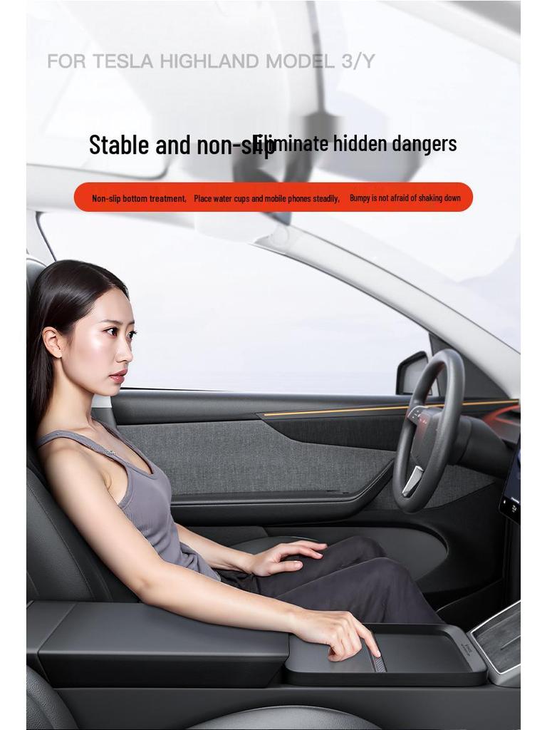 Tesla Model 3/Y Mittelkonsole Armlehne Aufbewahrungsorganizer