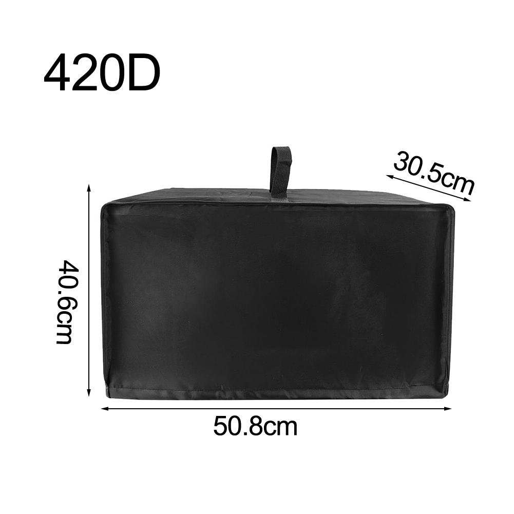 Automatic heat press dust cover waterproof sun resistant windproof black Oxford cloth fabric 20 x 16 x 12 inch