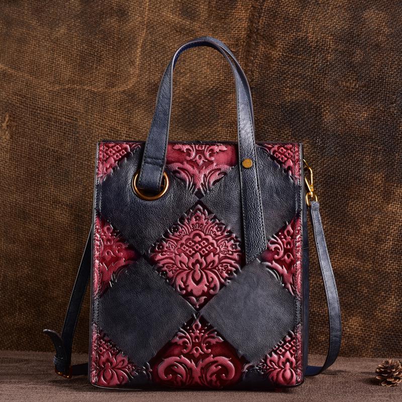 

Johnature большая вместительная женская сумка-мешок из натуральной кожи в стиле ретро, ​​мягкая сумка из воловьей кожи, сумки ручной работы на плечо и через плечо кофейный