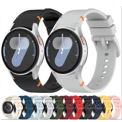 Bracelet en Silicone pour Samsung Galaxy Watch7 6 5 4 44mm 40mm Montres de Sport au lieu de Bracelets pour 6/4 Classic 47mm 46mm 43mm 42mm