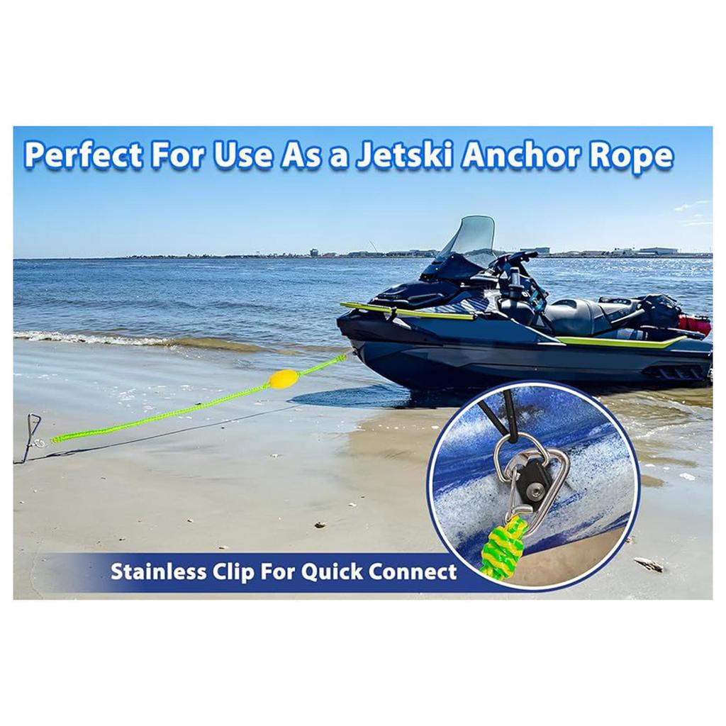 Float Rope for Kayak Tow Line Anchor Marker Buoy Sock Harness