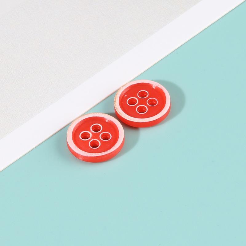 Boutons Urée Bord Brûlé Boutons de Chemise Colorés Boutons de Pull Ronds Vêtements Polyvalents Homme et Femme Accessoires Boutons de Chemise