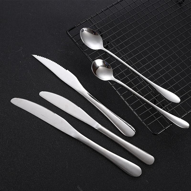 Abay Stainless Steel Pointed Coffee & Dessert Spoon