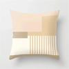 Color block geometric patterns Double-sided Printed pillow cover Short plush Suitable living rooms bedrooms throw cushion cover
