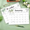18 Months Leaf Pattern Calendar Square Weekly Schedule Calendar Durable Wall Calendar  Office
