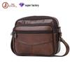 Men's Genuine Leather Messenger Bag - Casual Fashion, First Layer Cowhide, Small Shoulder Bag for Business and Travel.